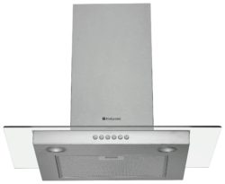 Hotpoint - HDF75SAB Glass - Cooker Hood - Stainless Steel